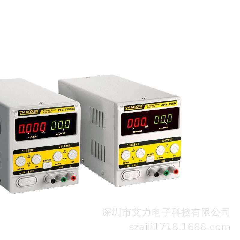 兆信直流稳压电源可调数显直流ZPS-305D线性自动保护笔记维修