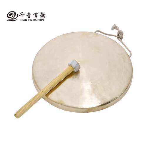 22CM手锣 /30/33/35/40公分厘米大苏锣高低中虎音铜锣 响铜乐器