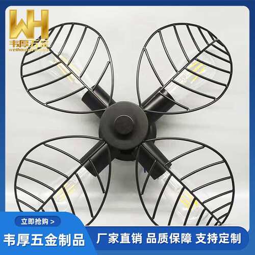 客厅灯风扇吊灯 网红灯具三室两厅吸顶电扇灯 电风扇灯扇一体灯饰