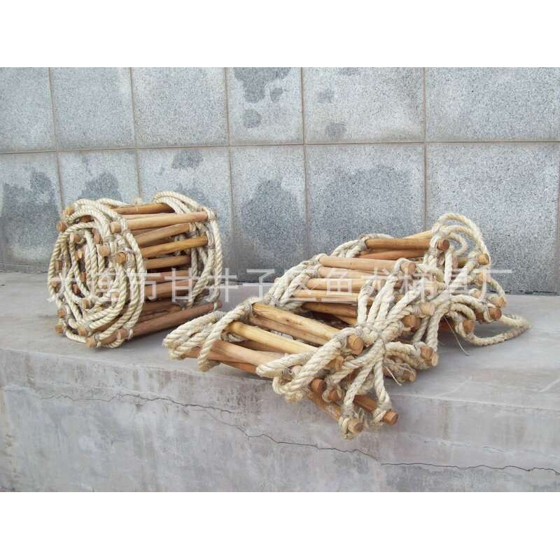 供应木棍软梯 折叠救生安全绳梯 逃生梯 工程专用软梯 软爬梯图片