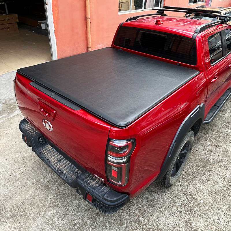 猛禽F150坦途/HILUX/ranger/DMAX/L200皮卡车改装后箱盖软三折叠