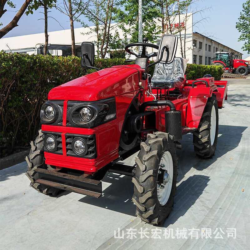 多缸四驱小型拖拉机多功能四轮旋耕机果园大棚小单缸拖拉机