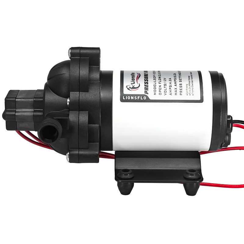 33款房车水泵12V24V小型电动隔膜泵往复式抽水泵直流自吸增压泵