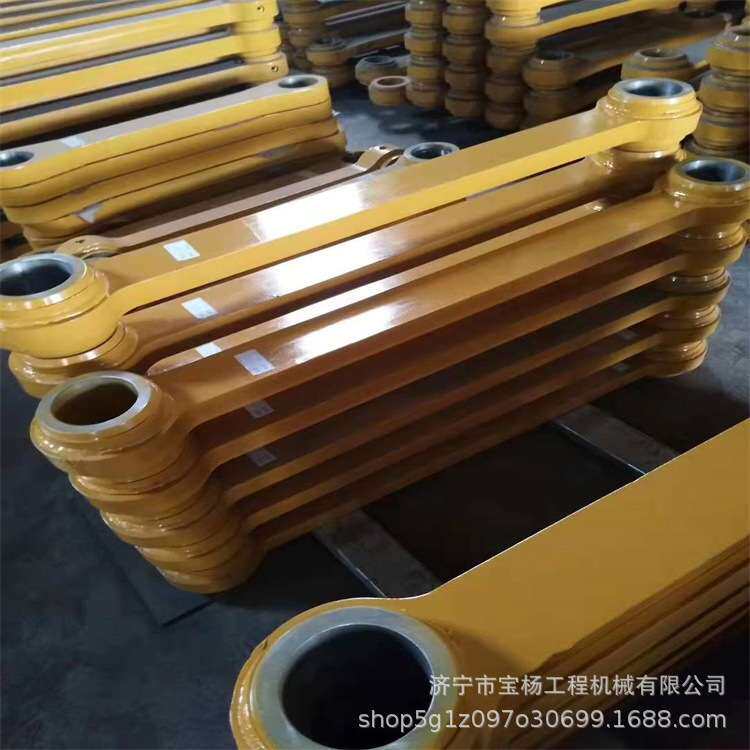 柳工50C 855 856铲车装载机配件拉杆 标准 加长臂 小臂铲斗拉杆