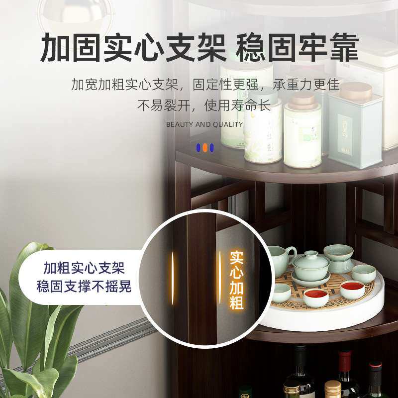 角柜转角柜现代拐角置物架墙边柜墙角三角形储物柜收纳架客厅