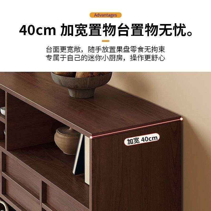 中式博古架小型茶柜茶具置物架多宝阁展示架子简约收纳柜矮柜颜色