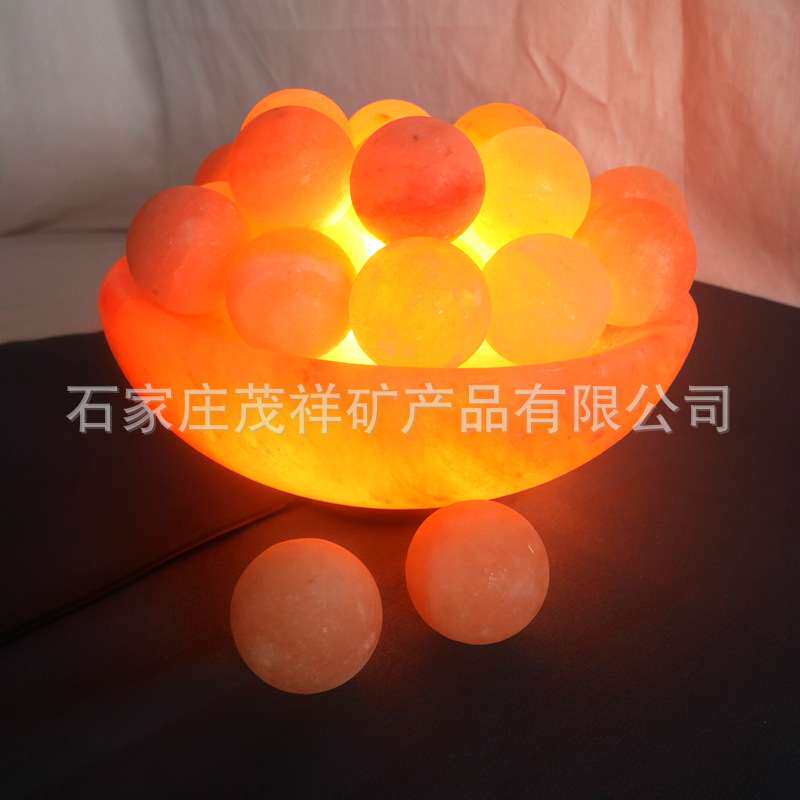 喜马拉雅盐灯超大号聚宝盆灯巴基斯坦进口矿石灯造型灯办公室摆件