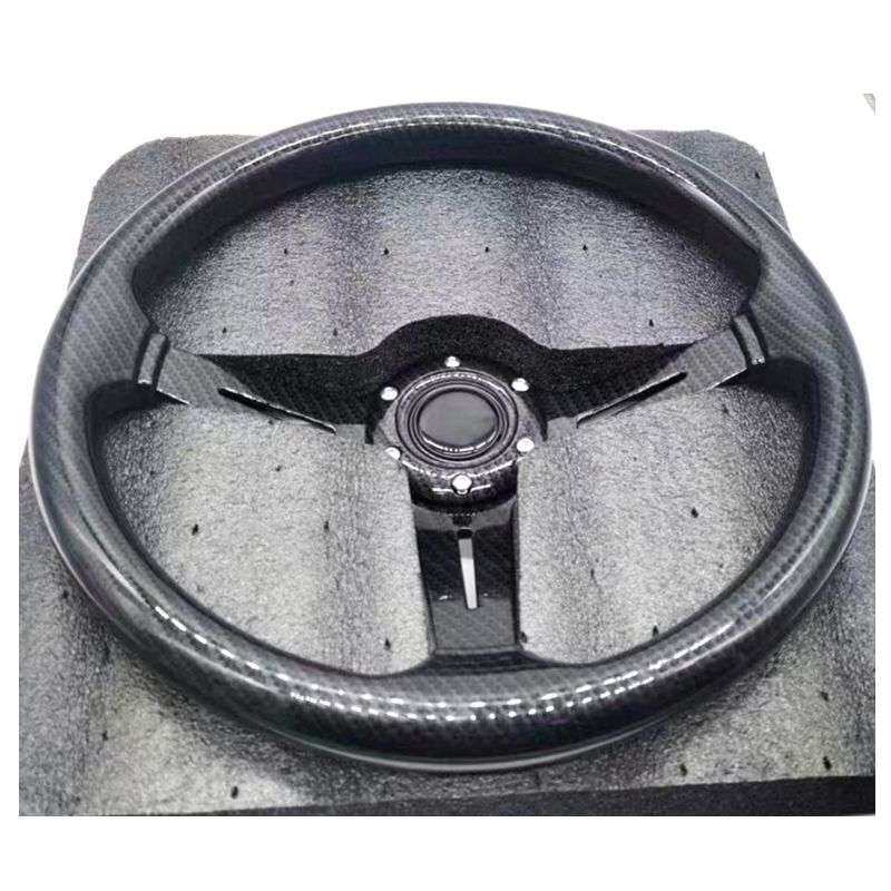 13寸14寸碳纤维方向盘通用改装赛车方向盘个性改装steering wheel
