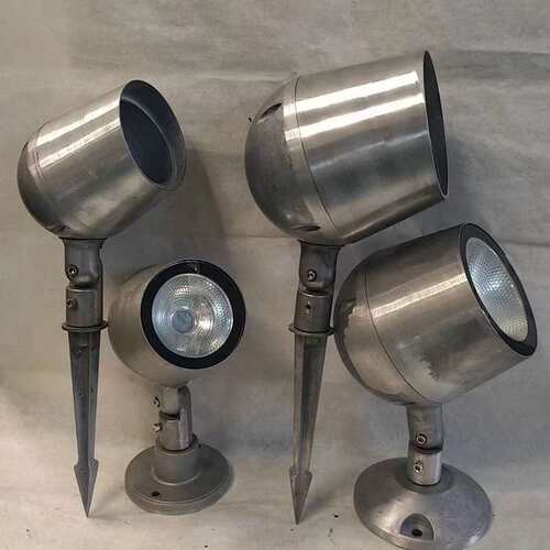 LED10W15W20W25WCOB地插灯外壳插地灯草坪灯庭院灯斜口压铸外壳