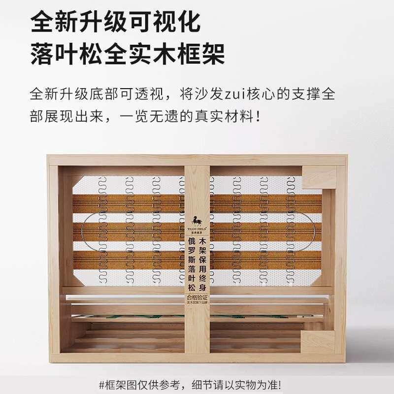 康纳利棉麻布艺沙发客厅小户型现代轻奢直排沙发别墅意式极简沙发