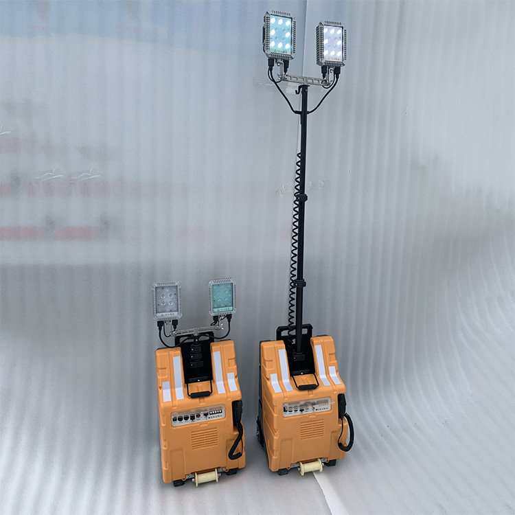 施工抢修搜救灯升降800万高像素背负式LED灯多用途移动照明系统