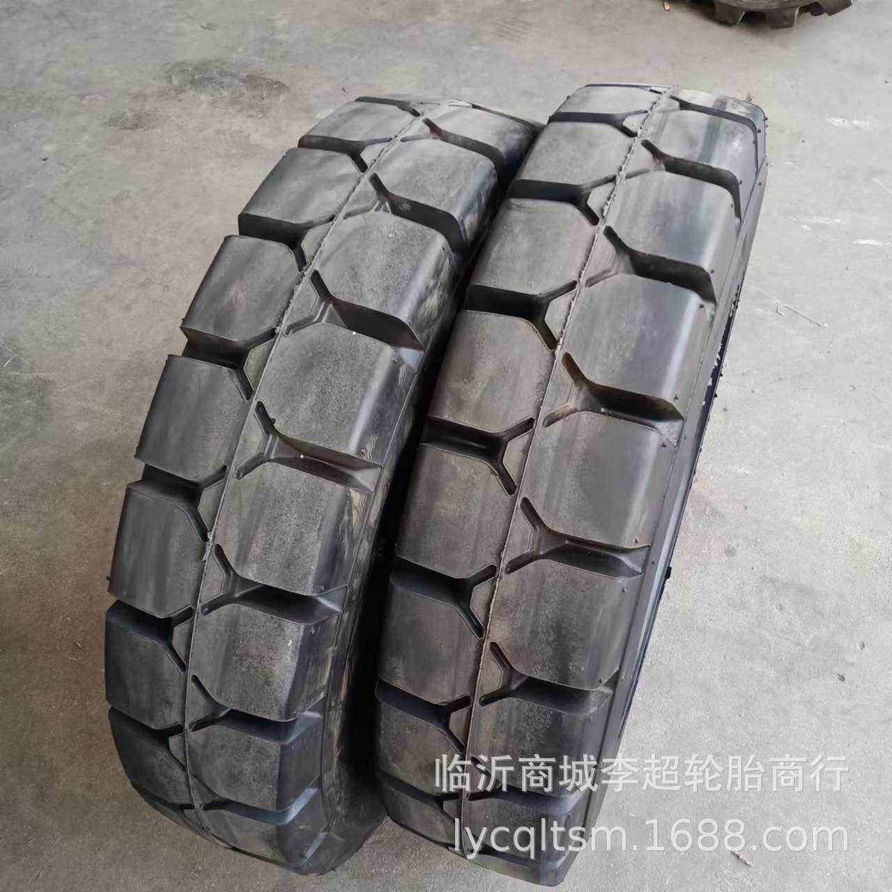 供应700-16实心胎叉车铲车7.00-16拖车工业轮胎小装载机工程胎