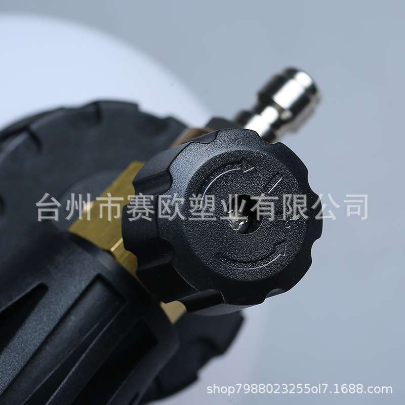 大红嘴便捷式1/4快插接口洗车泡沫壶PA塑料全铜接口泡沫喷壶