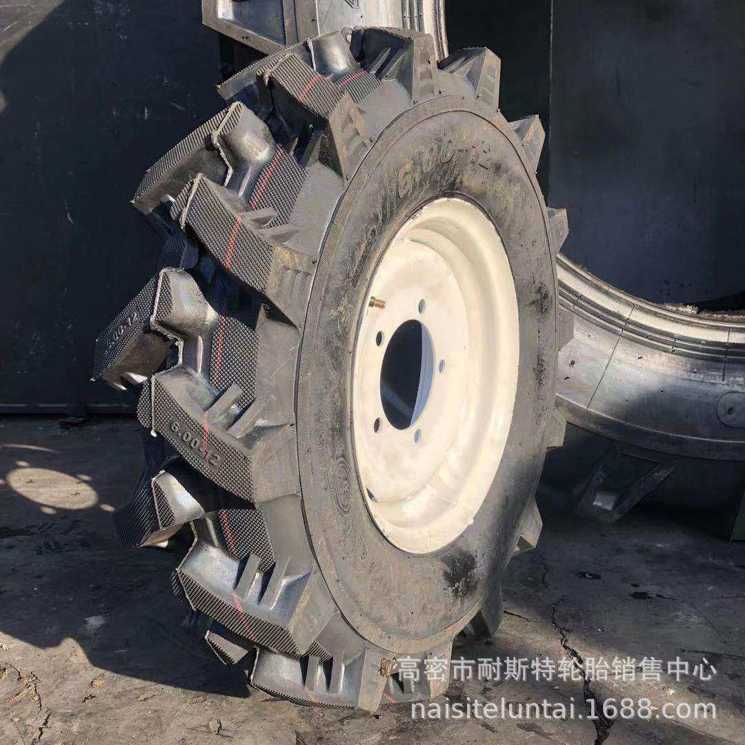 农用手扶拖拉机轮胎 600-12 人字花纹 6.00-12可配钢圈