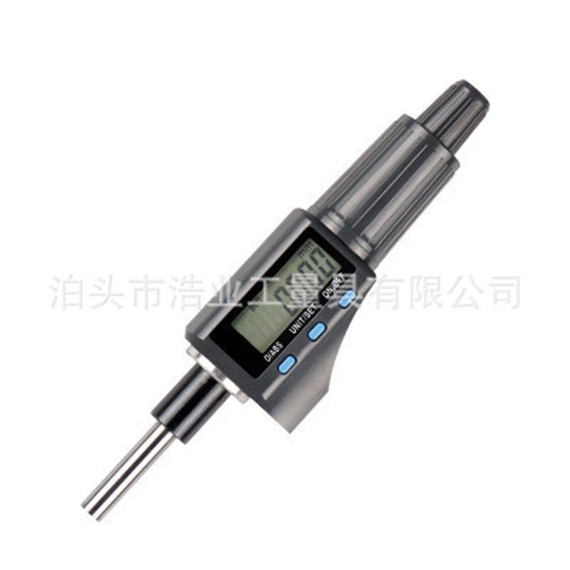 数显千分尺测微头 电子微分头0-25轻便 三按键 数显微分头0.001mm