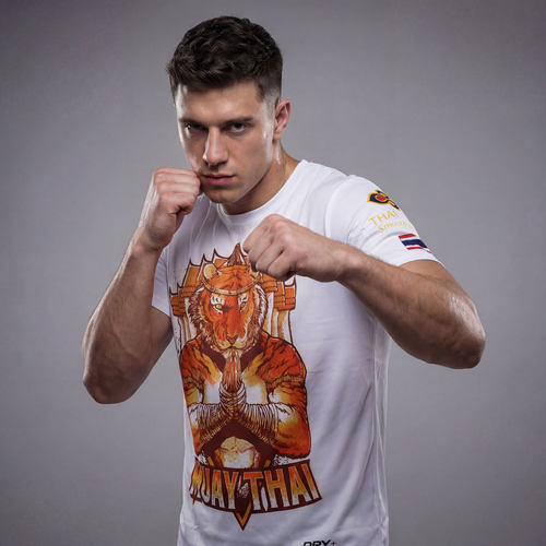 柔猴MMA泰拳UFC弹力短袖虎T恤男