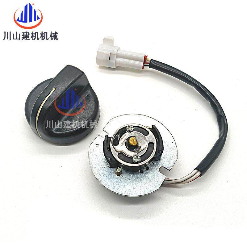 掘机钢开SK120-3/120-5/2WOP00-3/200-5油神门旋钮油挖门档口关