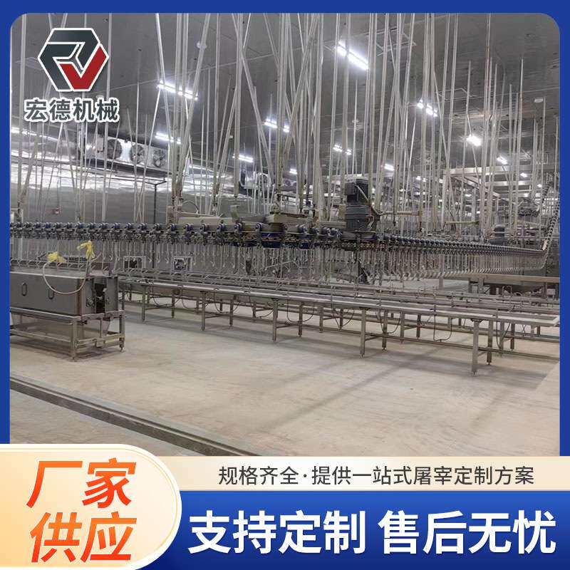 禽类立式自动脱毛机大型淘汰蛋鸡屠宰设备时宰1000只肉鸡生产线