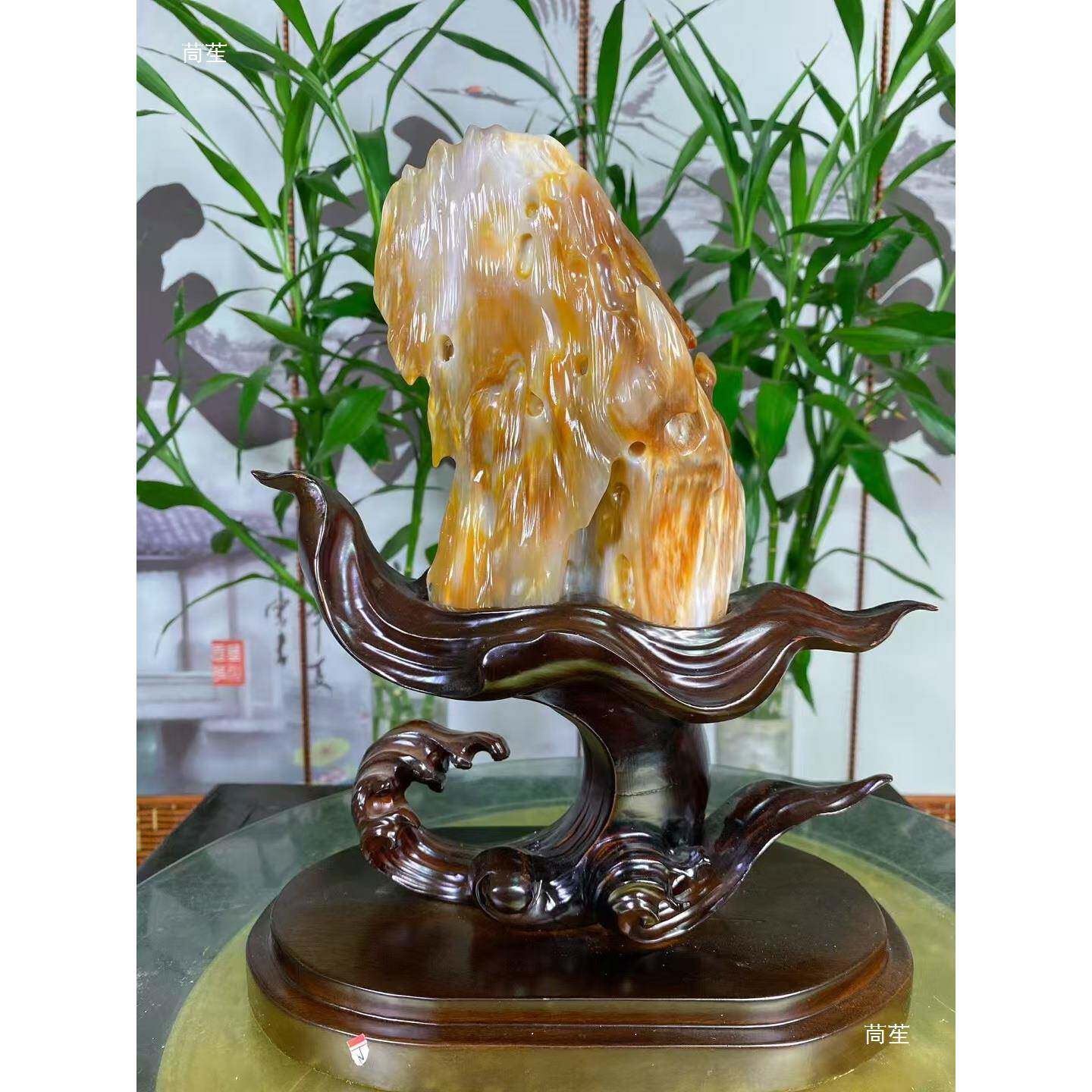 缅造甸硅化木原石树化玉奇石厅客冰型木种tj#lznhf树摆件
