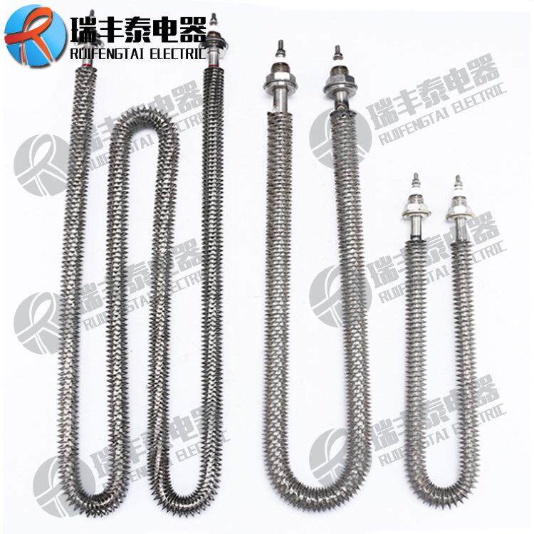 可定U热型散式加热管空热气不锈钢加管干烧电热片管翅55886片式电