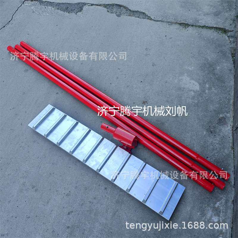 手动推拉式拉槽机 后拉式开槽机牛棚水泥路面开槽机1米长20公分价