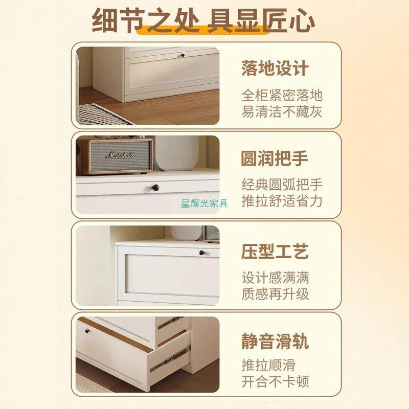 钢制斗大TcmNZfdK容屉柜量多抽储物客厅卧室落地柜铁皮抽柜玄关柜
