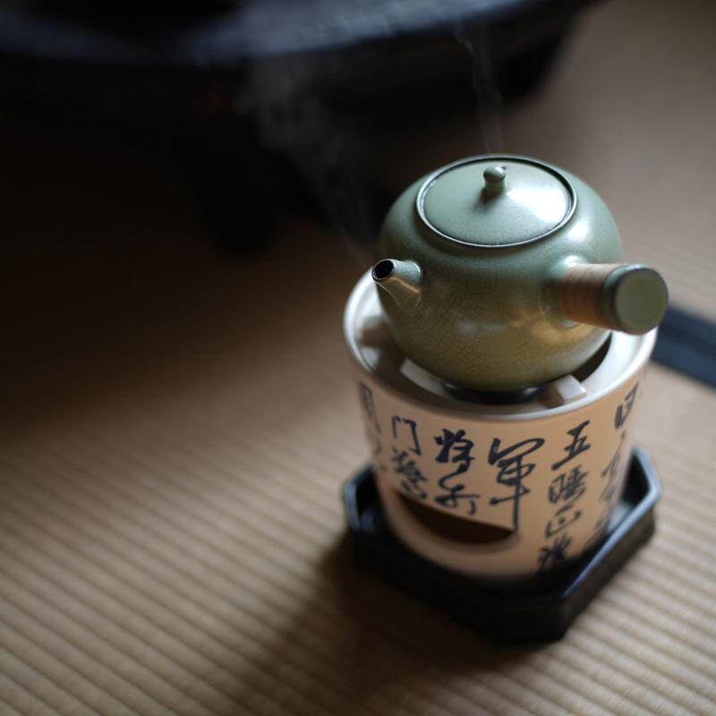AL673539梵堂新汤款千山翠圆莲侧把壶急须沸陶瓷炭炉煮茶泡茶壶38