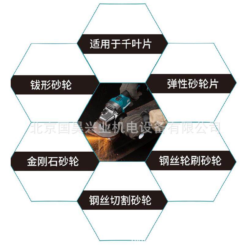 北京牧田充电式无刷角向磨光机G3A00GZ/G20G1/A011GZ/GDDOKF201
