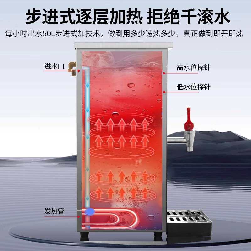 挂壁式开水机商用奶茶店步进式烧开水器全自动咖啡店微电脑烧水机