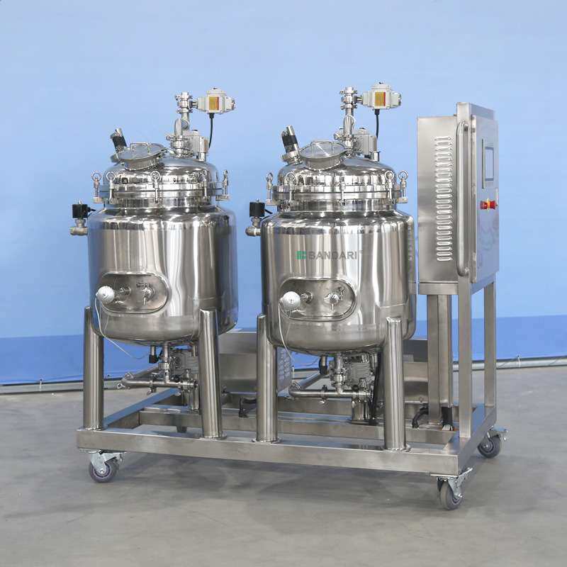 不锈钢移动式100升cip自动清洗机乳品酸奶管道清洗设备清洗系统