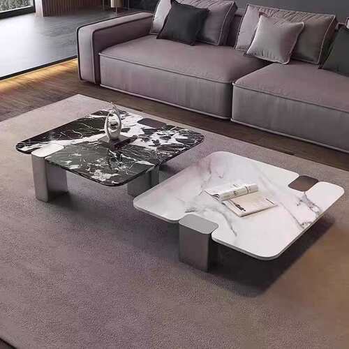 意式极简沙发边柜侧边柜圆形设计师创意边茶几Keel coffee table