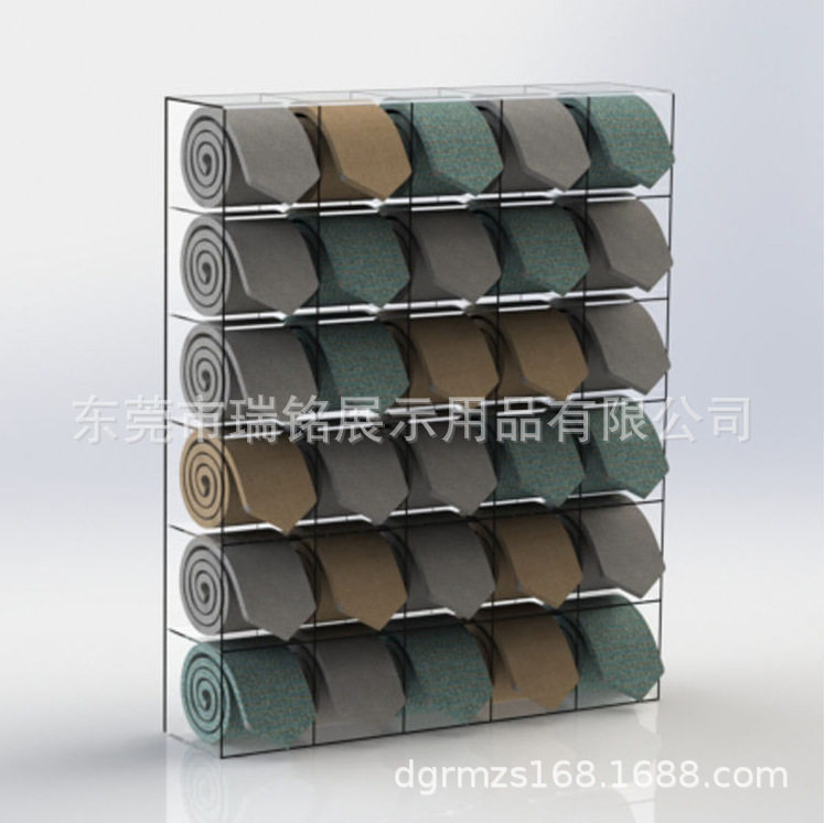 厂家直供亚克力高档领带陈列架有机玻璃蝴蝶结领带收纳展示储存盒
