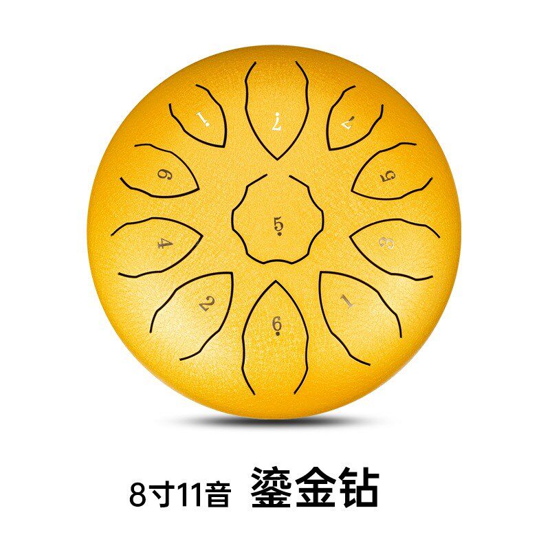 外贸版8寸11音空灵鼓钢舌鼓色空鼓无忧梵音鼓手碟儿童玩具乐器