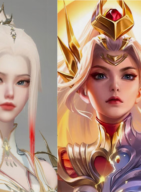 [精选]逆水寒手游女生捏脸 花木兰九霄神辉默契交锋燃星之曲数据