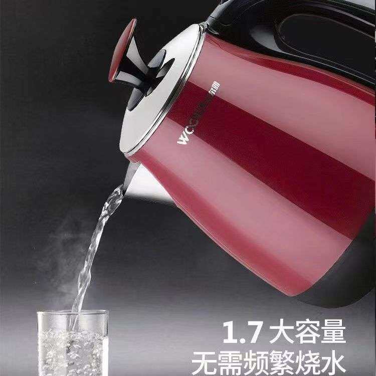 烧水壶304食品级不锈钢带温度表电热水壶材质温度显示速热