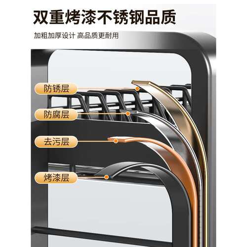 厨房置物架碗碟碗盘收纳架沥水架家用多功能放碗架碗筷收纳盒碗柜