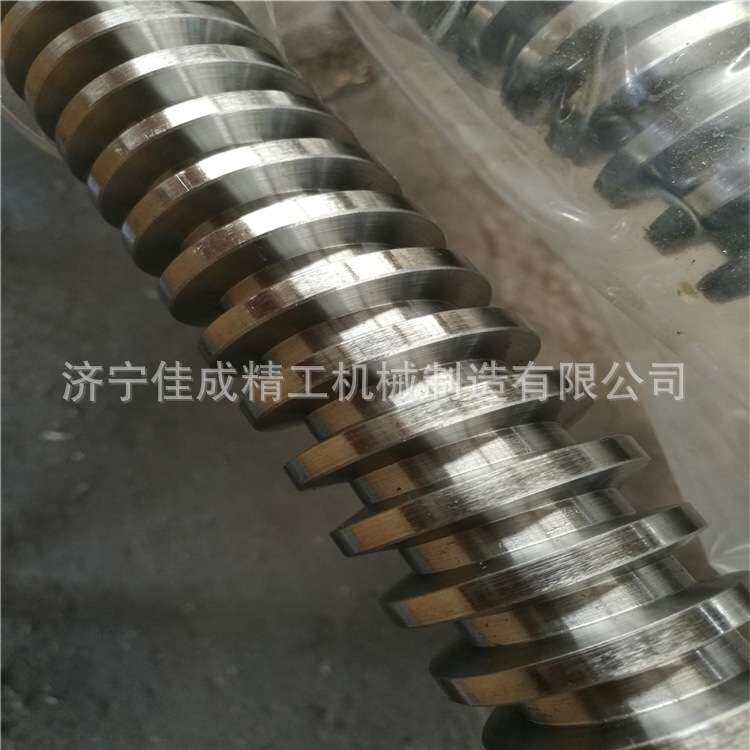 厂家直销梯形丝杆加工Tr40T50T60大导程方牙机床丝杆正反牙传动轴