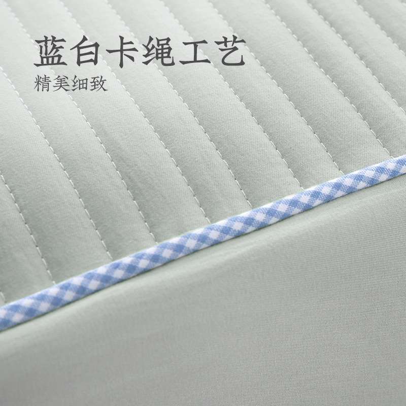 远梦家纺韩风生态大豆保护垫床垫宿舍学生家用卧室保护垫纯色垫子