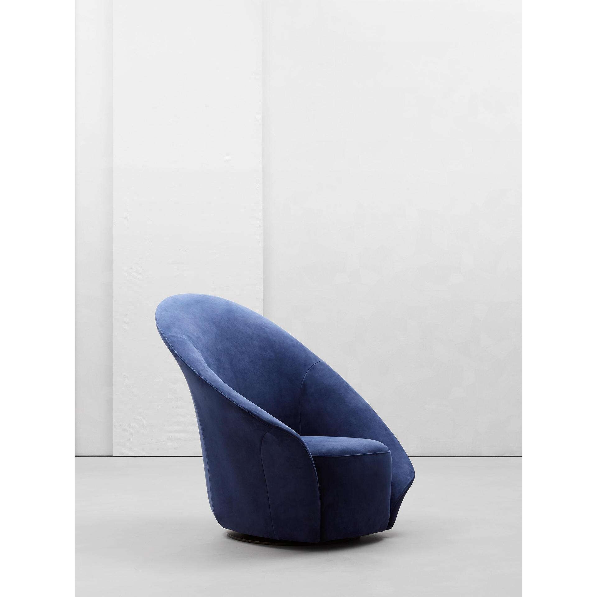 Lilia Revolving chair北欧极简现代摩登玻璃钢休闲客厅酒店客厅