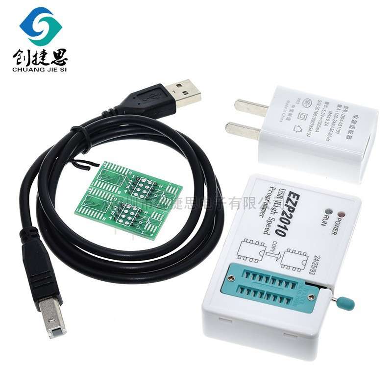 EZP2010高速SPI FLASH编程器 24/25/93 bios 25T80烧录 脱机复制
