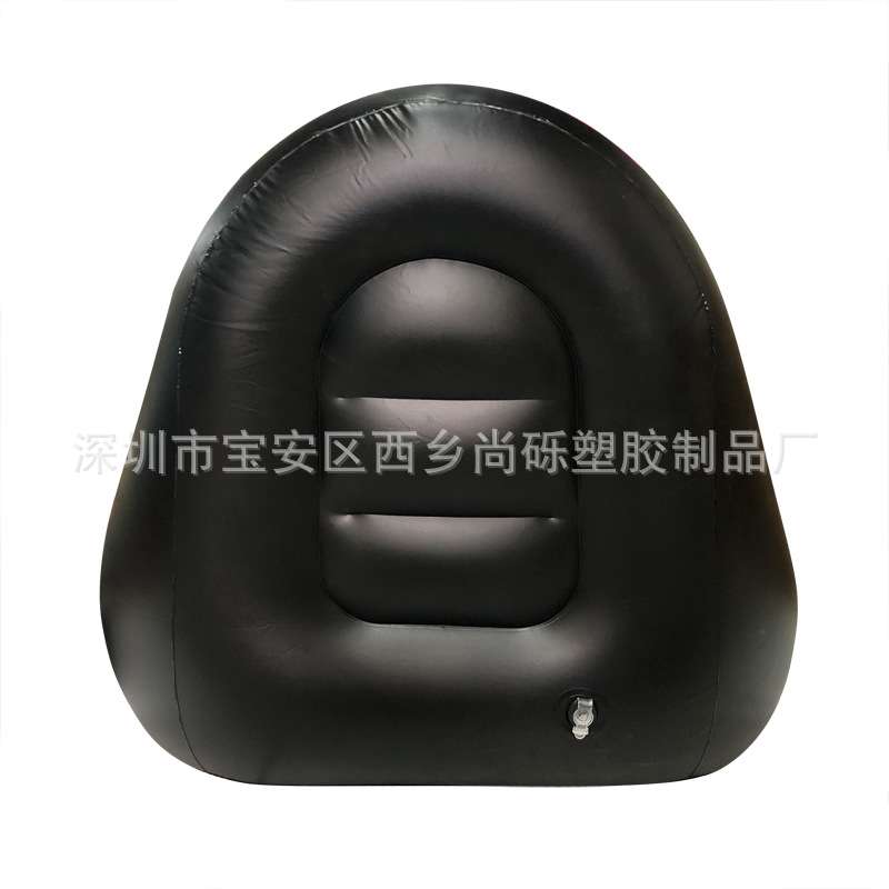 新款PVC充气懒人充气沙发可折叠躺椅户外沙发床带脚蹬舒适组合