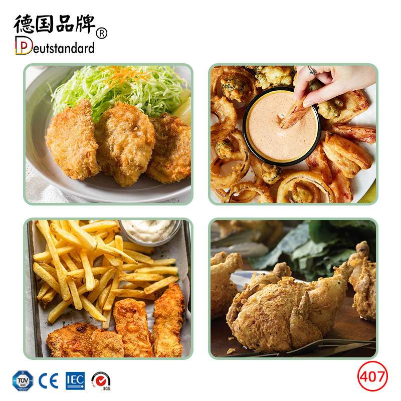 立式炸炉油炸锅商用不锈钢双25升电炸炉油条炸薯条鸡排油炸机油炸