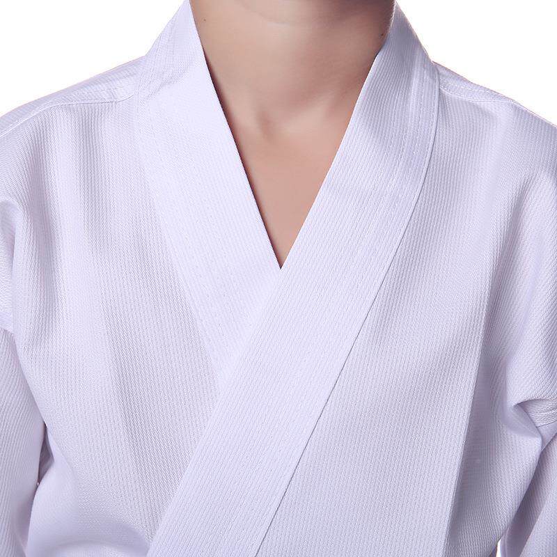 加厚标准棉男女质空手道练服新手儿人童成YVJ跆拳道竞技训服表演