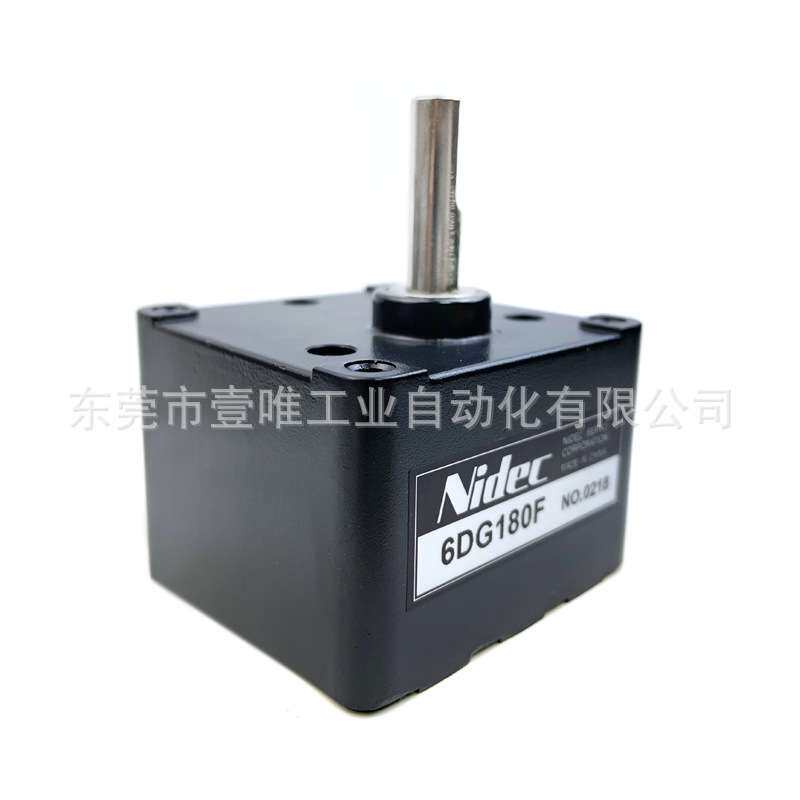 NIDEC电产伺服DC马达方形减速箱6DG180F自动门装置用微电机齿轮头