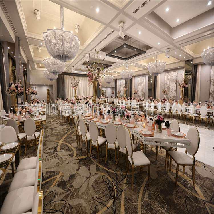 国外流行户外宴会婚庆餐桌 公司聚会用自助餐桌子