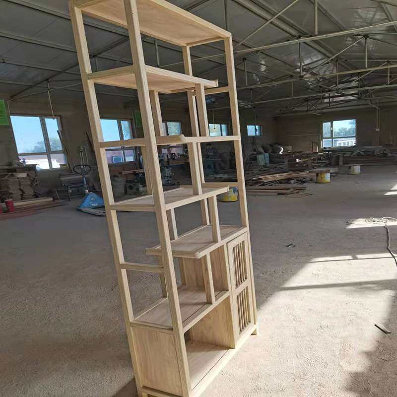 厂家 书架家具 按需制作玄关实木家具床书柜 实木组合书柜