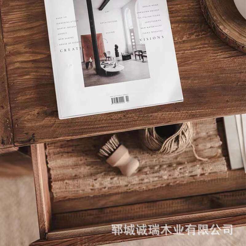 玄关柜桌子阳台飘窗小矮桌坐地榆木地台茶几暖茶桌实木国学桌炕桌