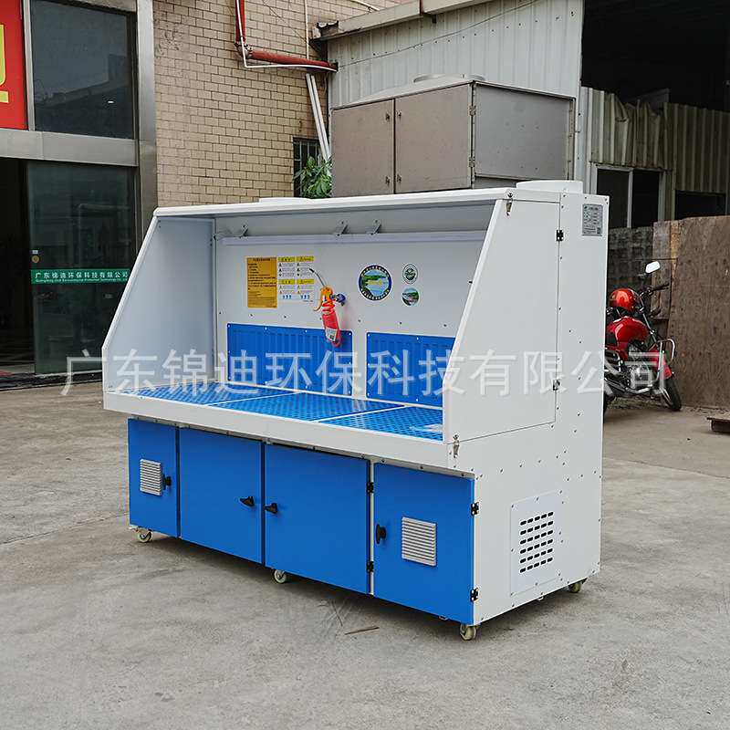 打磨工作台脉冲清灰干式环保除尘台石材木雕打磨吸尘集尘器厂家直