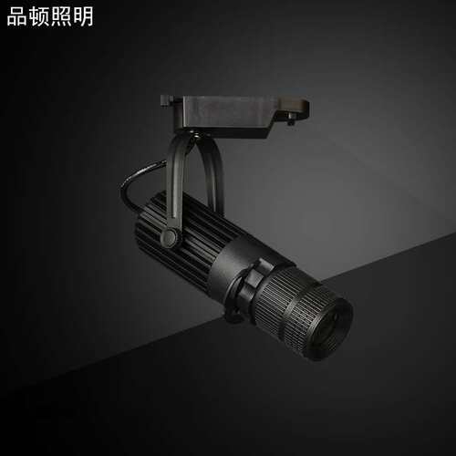 切光餐厅聚光灯led调聚焦轨道吸顶射灯酒吧导轨 KTV吧台圆圈灯
