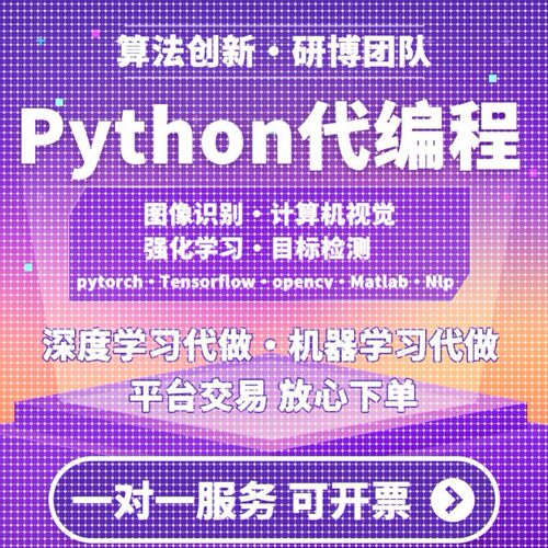python代做程序深度学习机器图像处理接单代码指导代编写调试爬虫